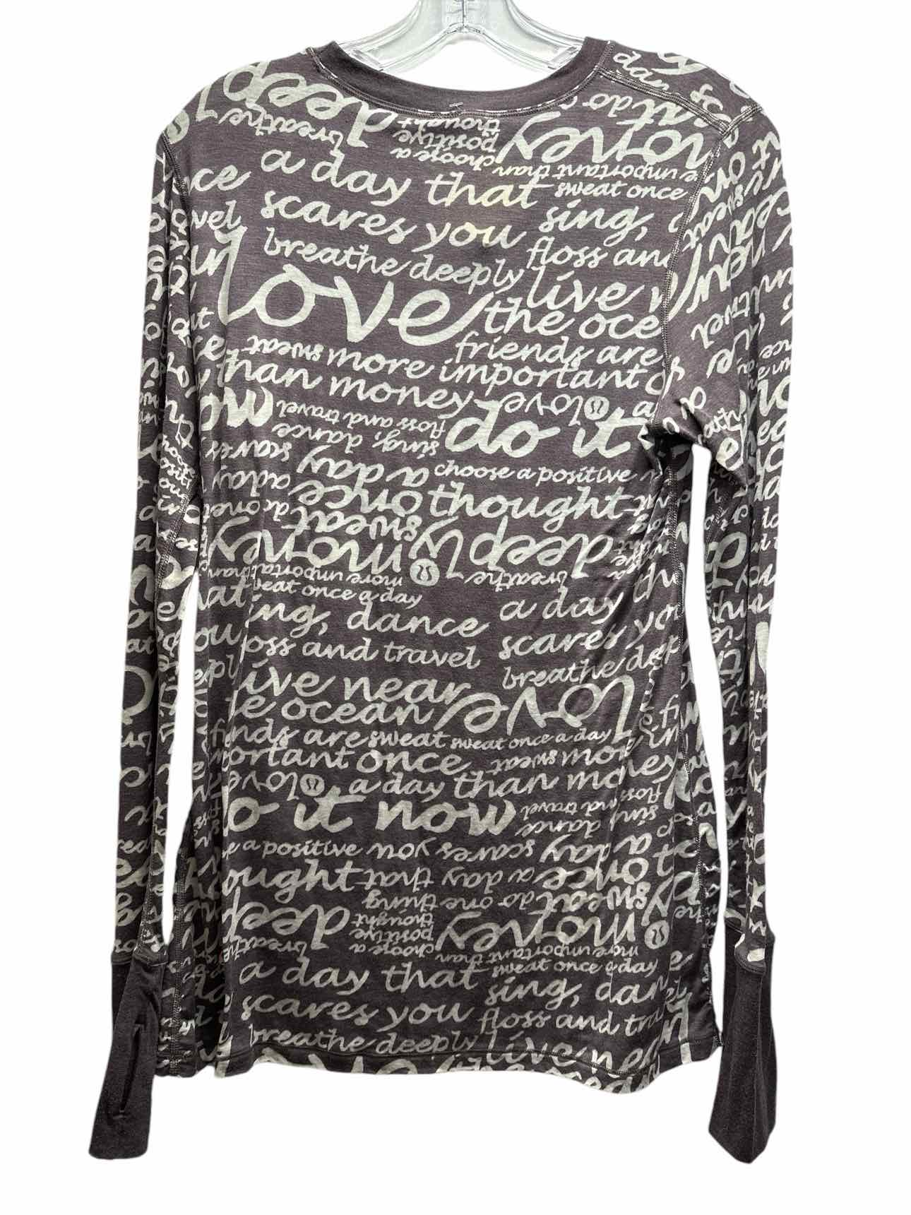 Lululemon Gray Manifesto Top