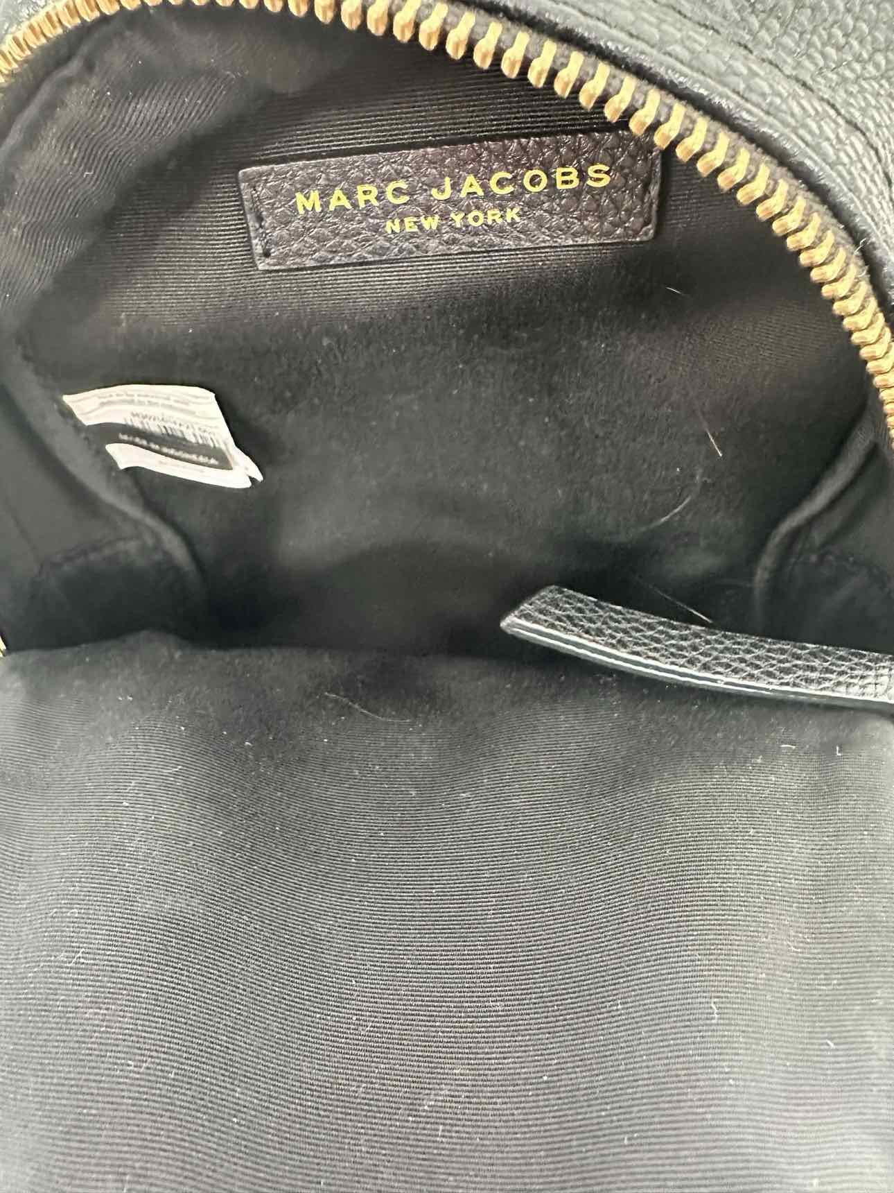 Marc Jacobs Black Leather Mini Backpack