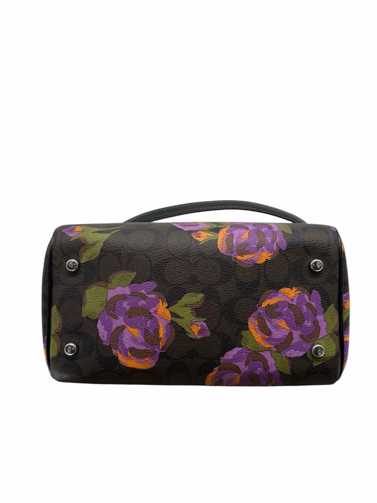 Coach Rowan Signature w/ Floral Print Satchel