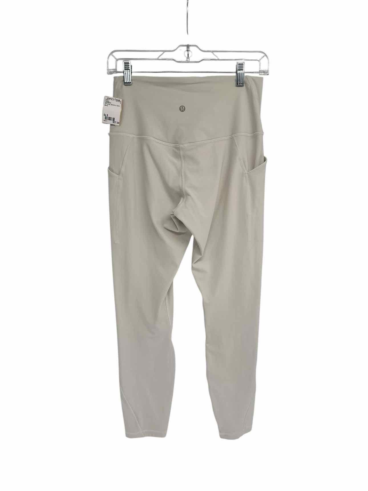 Lululemon Off-White Size 8 Legging