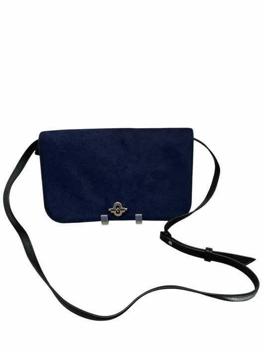 Banana Republic Navy Calf Hair Shoulder Bag