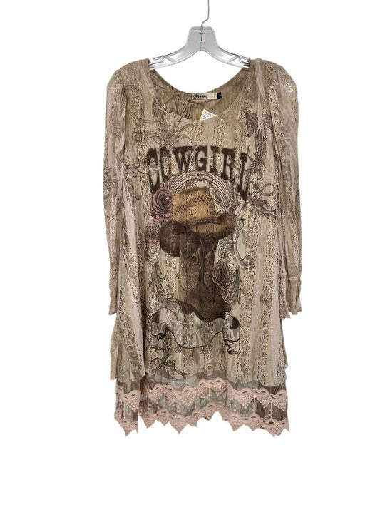 Origami Beige Size M Long Sleeve