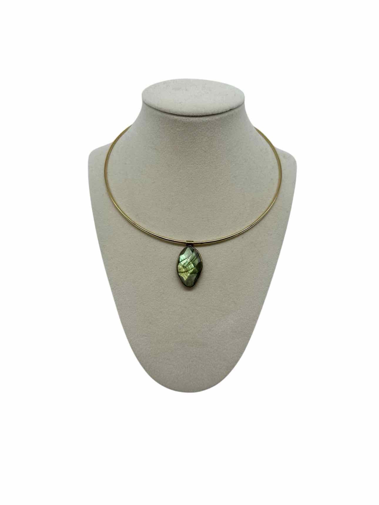 Elizabeth Stone Moon Gazer Pendant w/ Choker Necklace