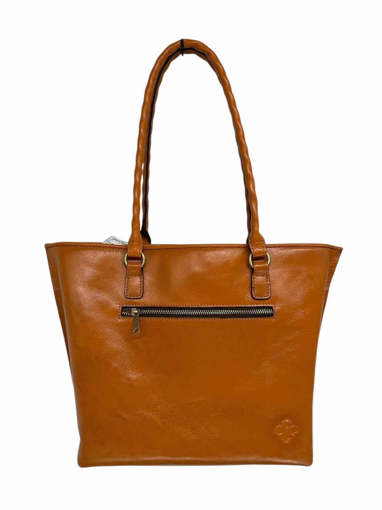 Patricia Nash Orange Leather Tote