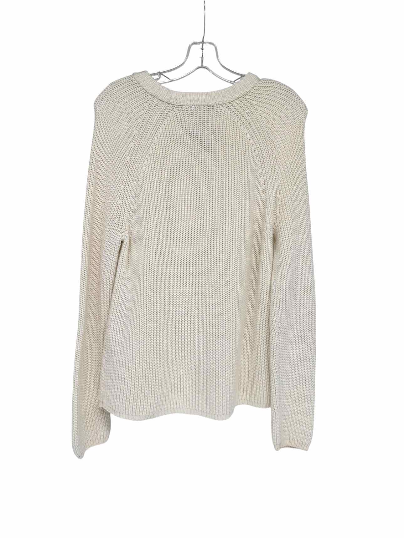 Jenni Kayne Off-white Fisherman Sweater Size S