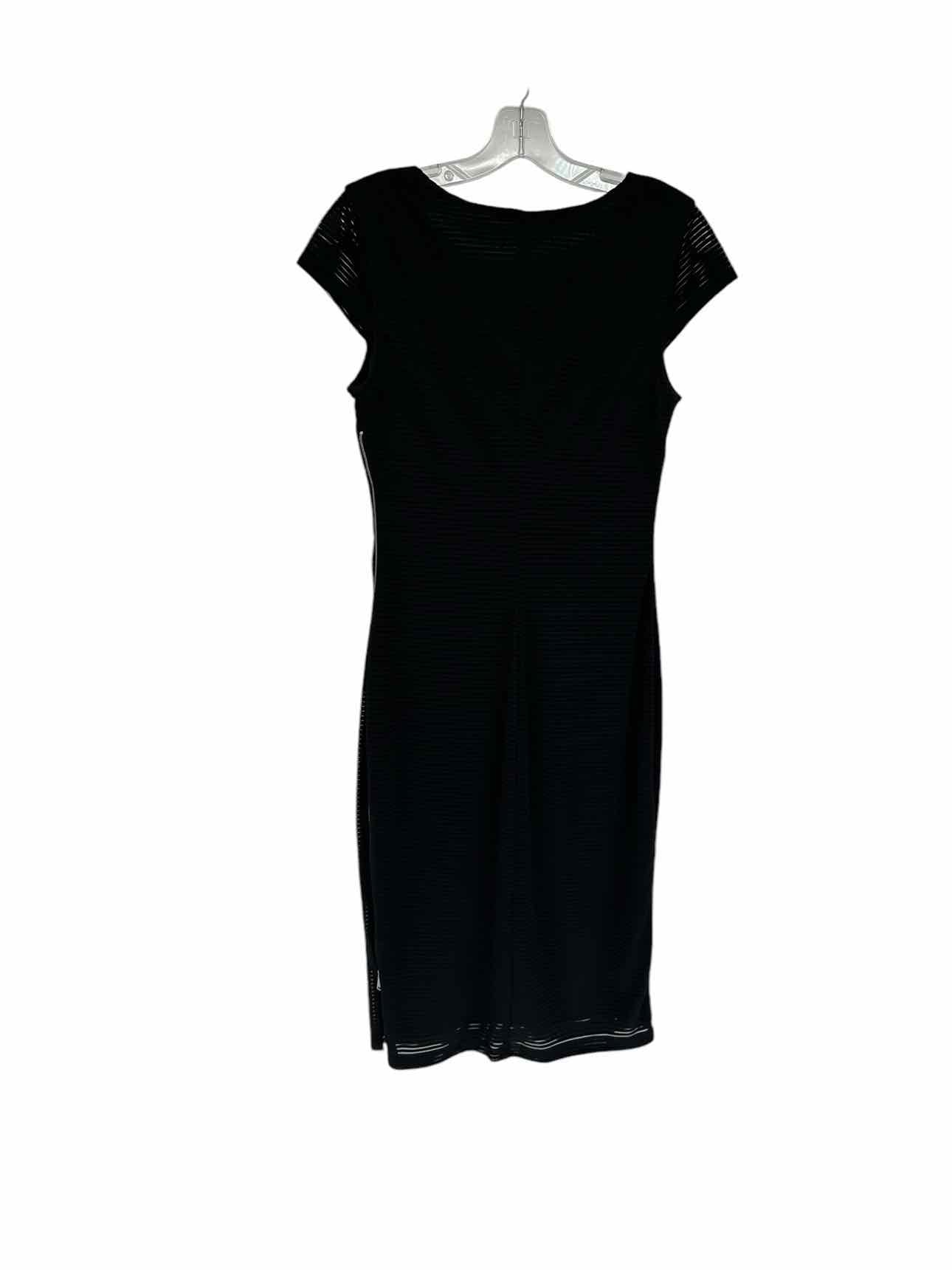 Marc New York Black Cap Sleeve Midi Dress SIZE XS