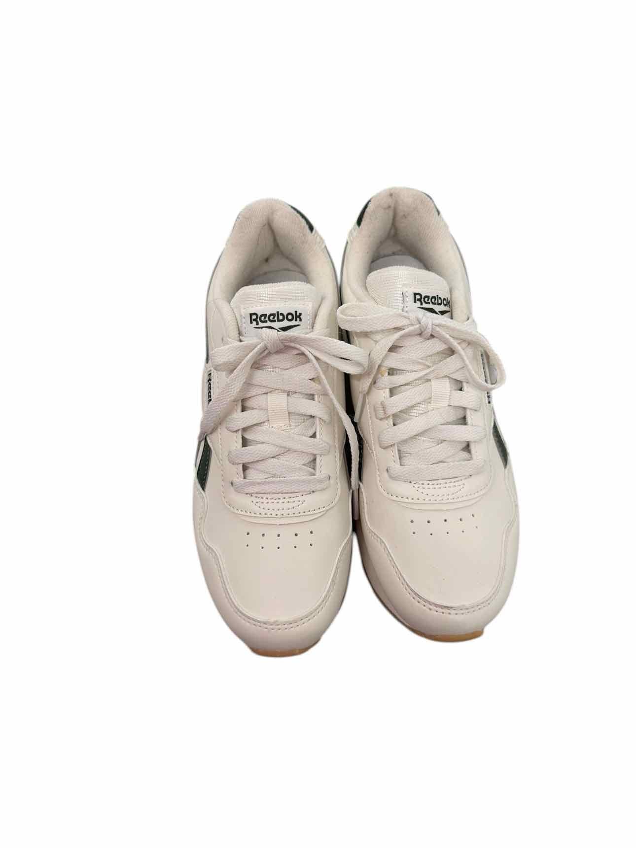 Reebok Harman Classic in Chalk & Green Sneakers Shoe Size 7