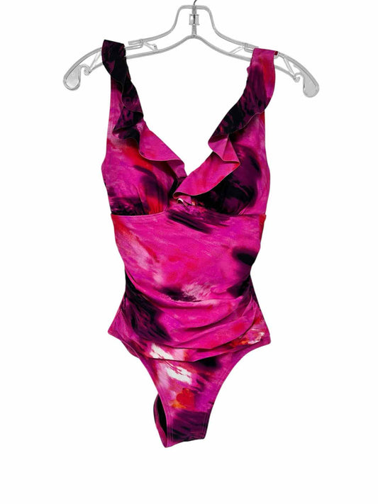 DKNY Fuschia 1 Pc Swimsuit Size S **NEW**