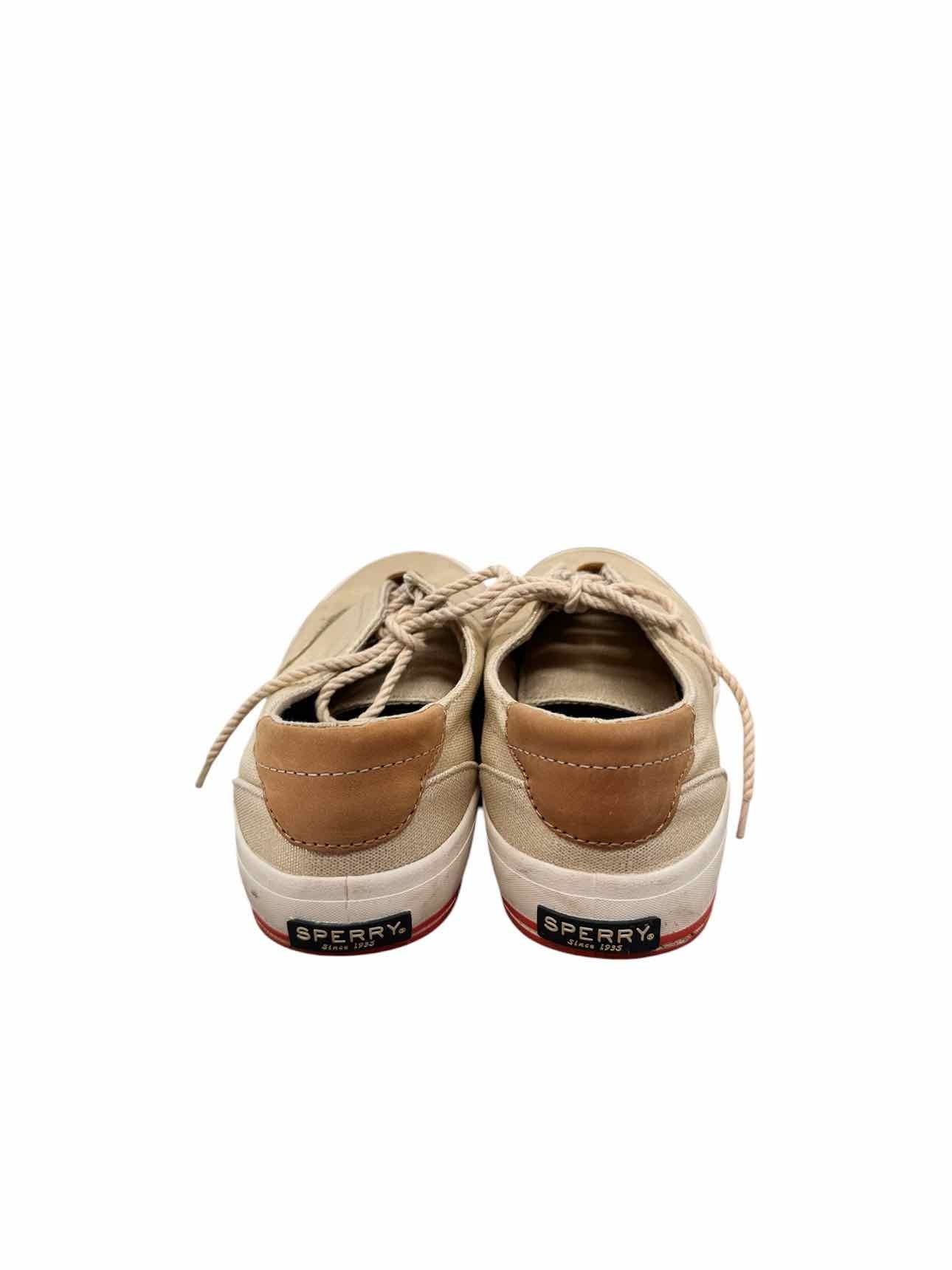 Sperry Crest Vibe Gold Sneakers Shoe Size 9