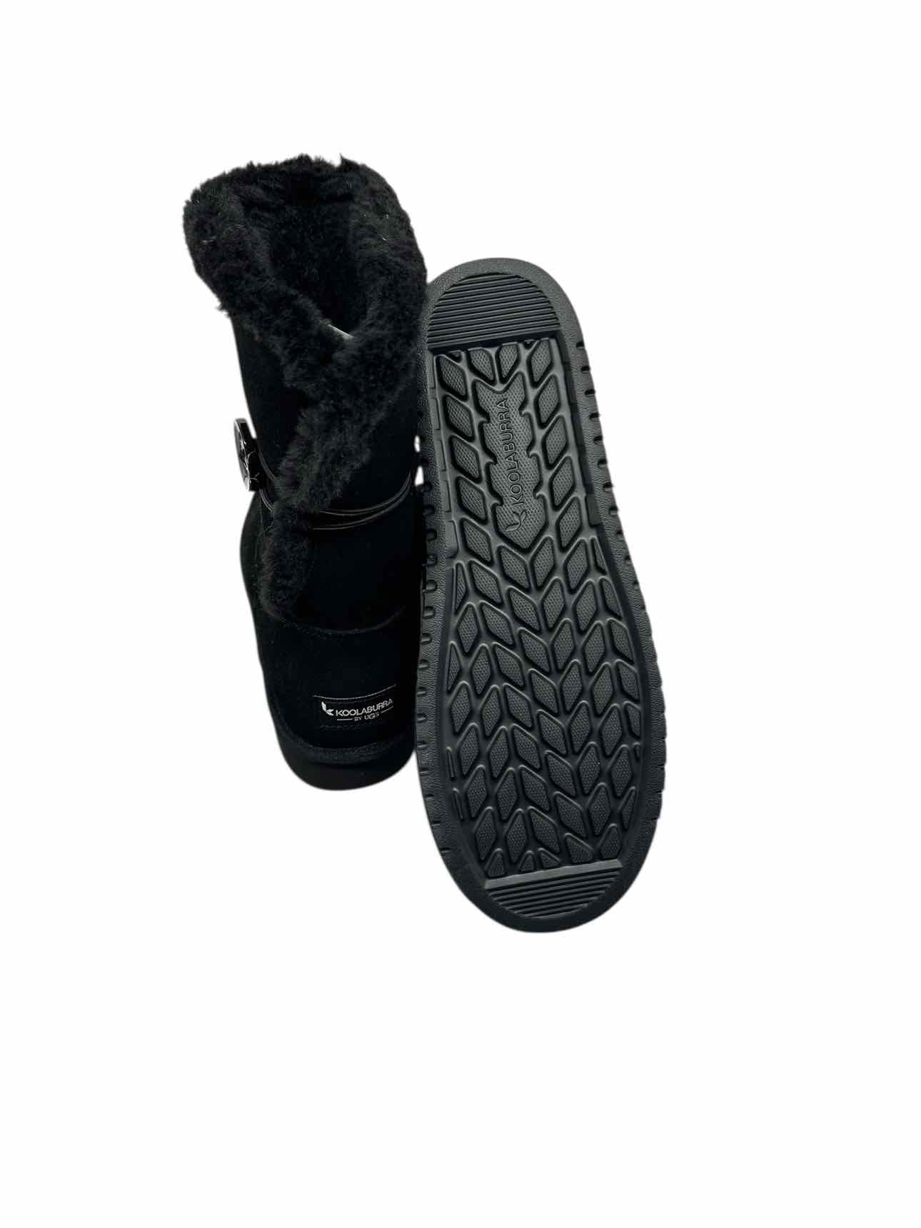 Ugg Nalie Button Black Shoe Size 9 Boots  **NEW**