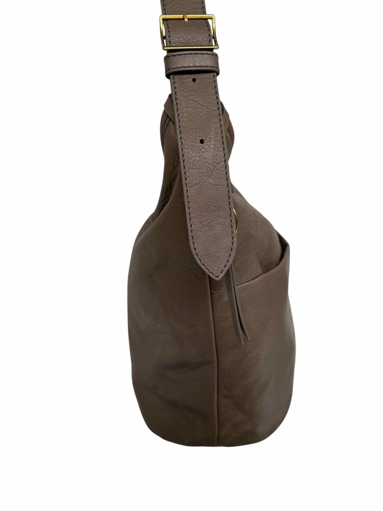 Margot Taupe Leather Hobo