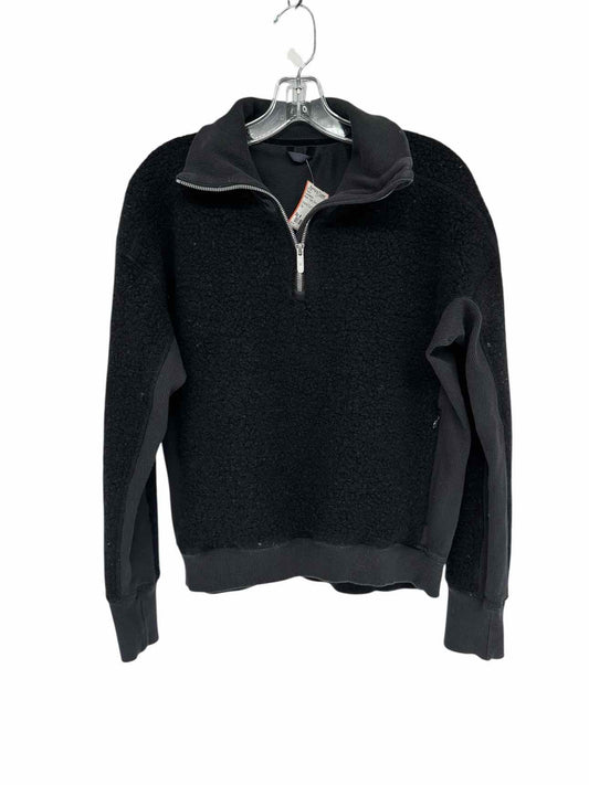 Lululemon Stand Out Sherpa 1/2 Zip Black Fleece Size 8