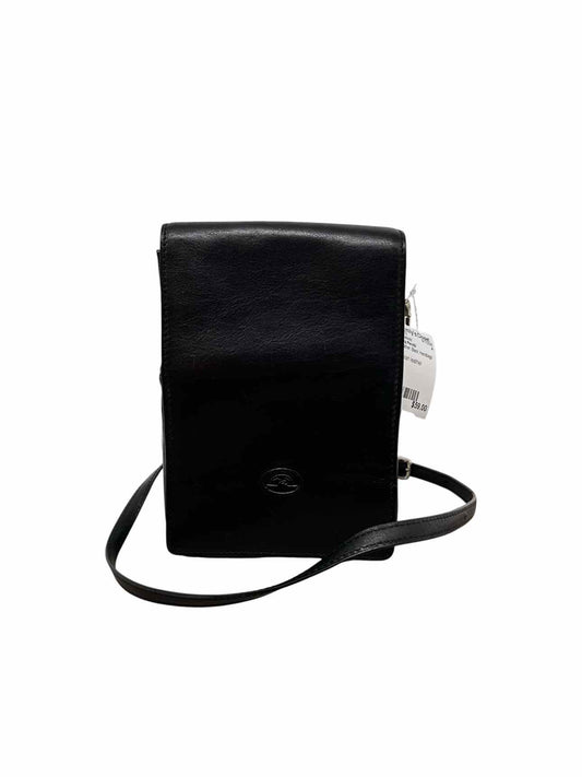 Tony Perottii Black Leather Crossbody