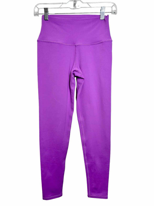 alo Purple Crop Leggings Size S