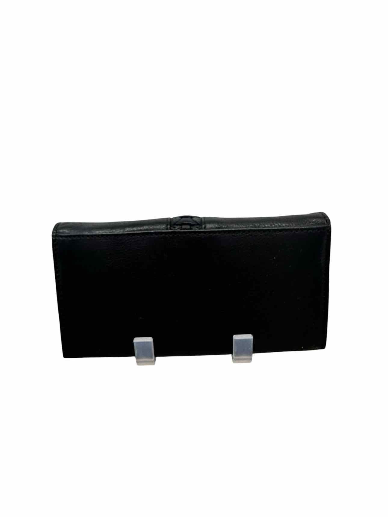 Ili New York Black RFID Flap Wallet