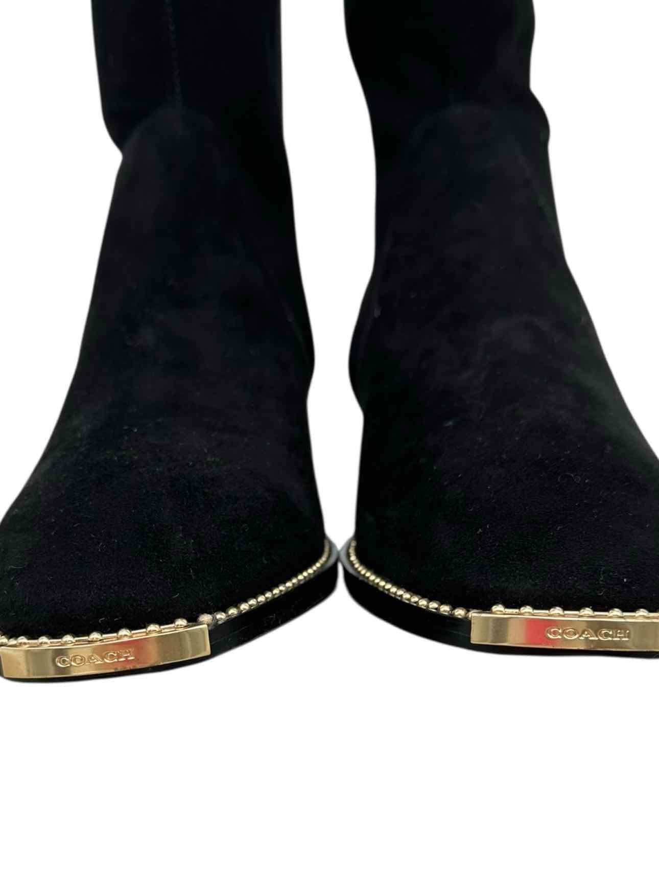 Coach Natalia Over-the-Knee Boot Black Shoe Size 9.5  **NEW**