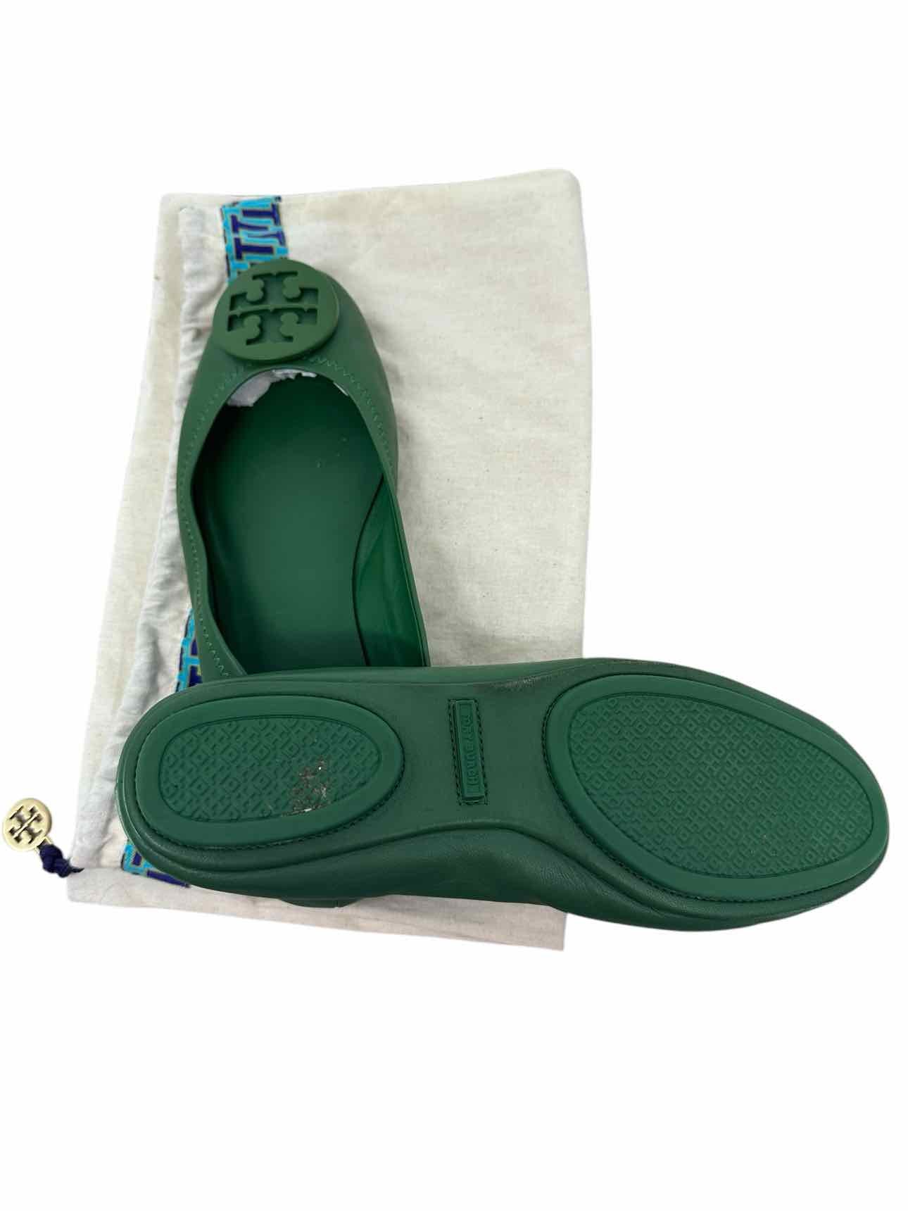 Tory Burch Green Flats Shoe Size 7