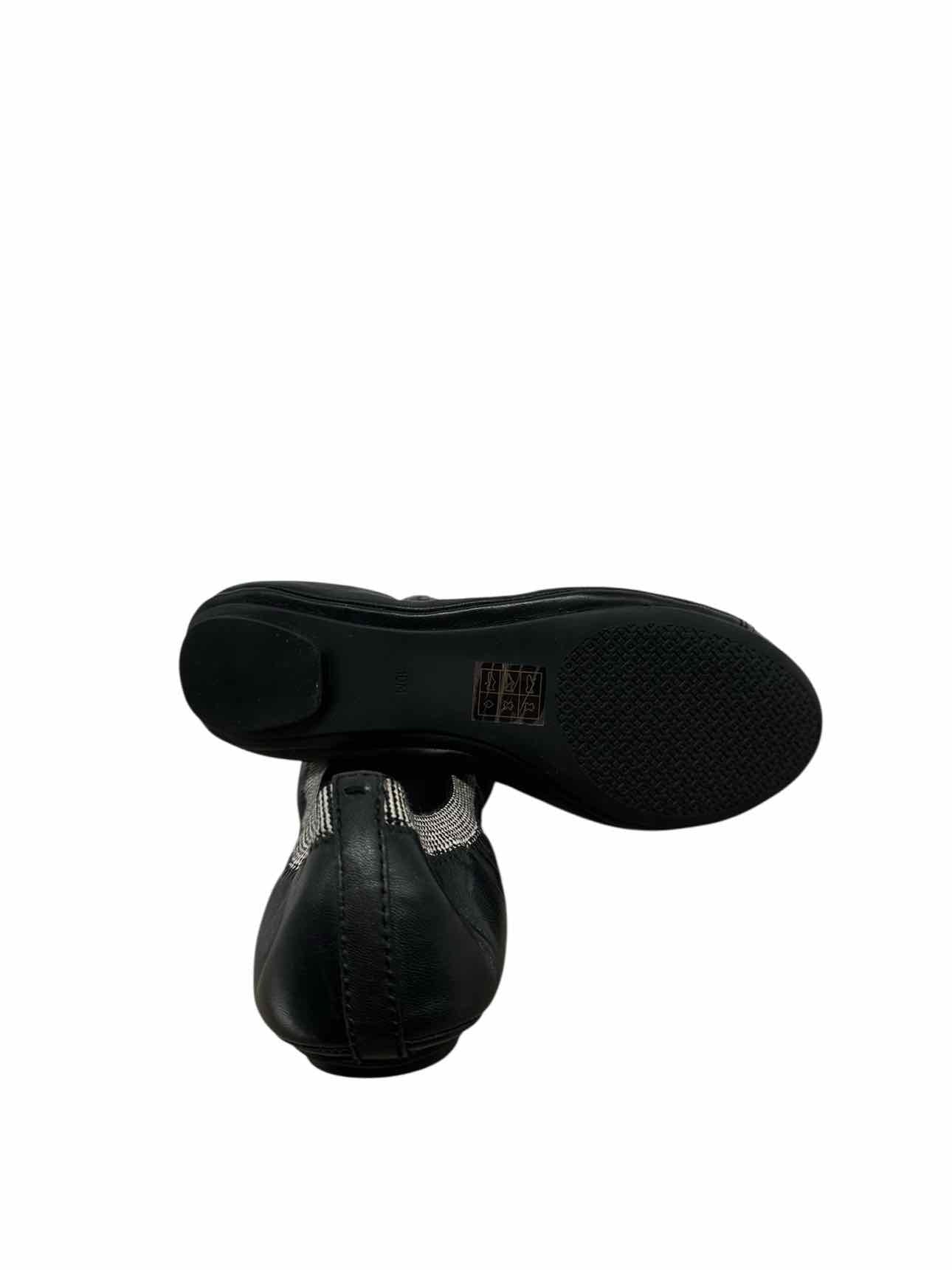 Tory Burch Gabby Ballet Flats Black Shoe Size 10 **NEW**