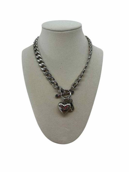 Juicy Couture Puff Heart Toggle Necklace