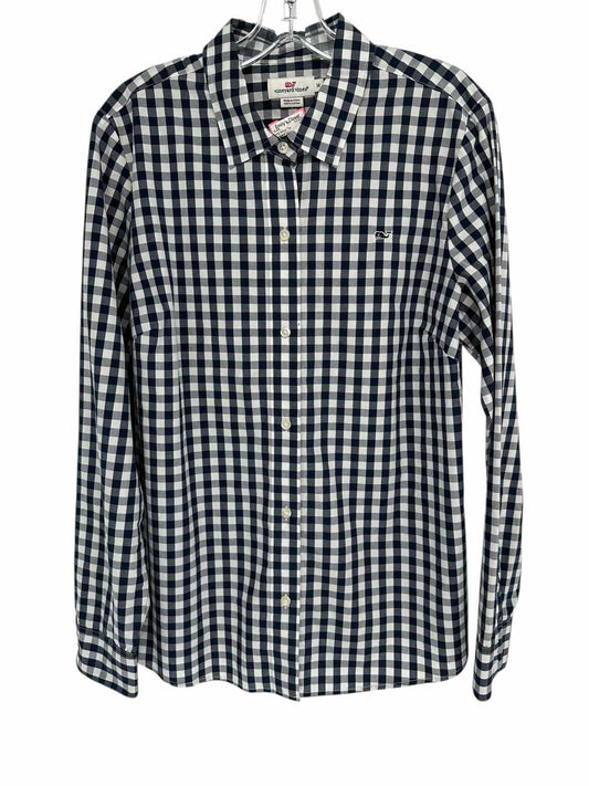 Vineyard Vines Navy Size 14 Long Sleeve Top
