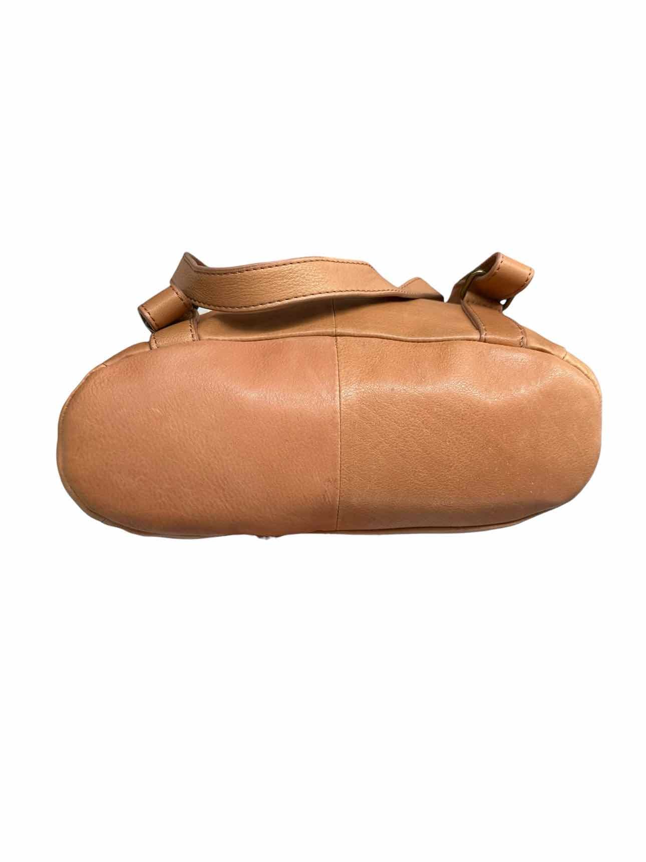 Aspen Tan Leather Convertible Backpack