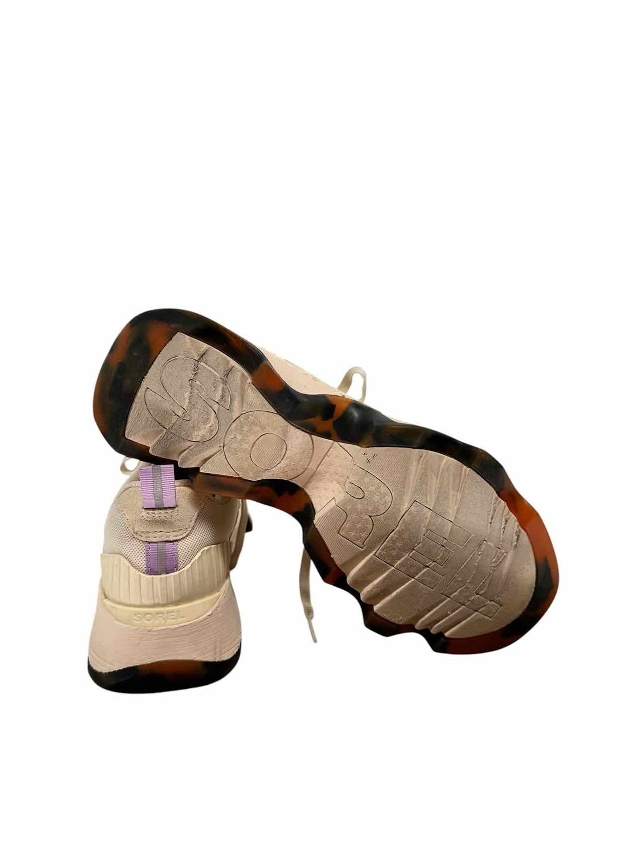 Sorel Beige Kinetic Impact II Wonder Lace Sneakers Shoe Size 9