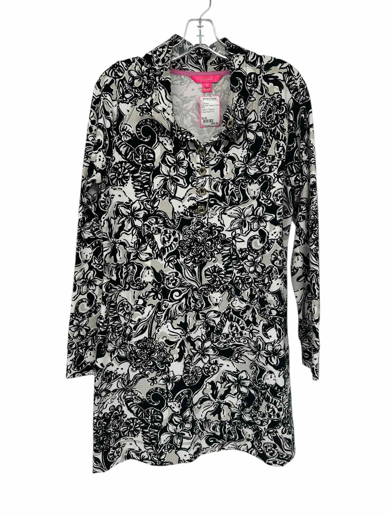 Lilly Pulitzer Black/white Size M Dress
