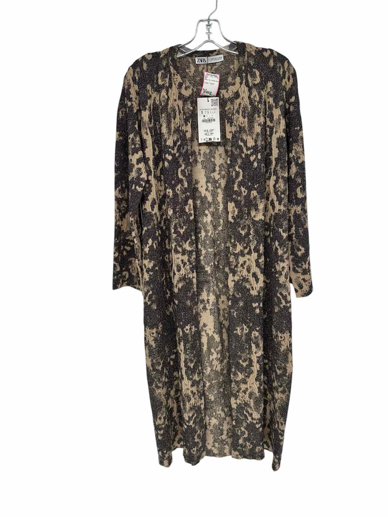 Zara Beige Duster Jacket Size S **NEW**
