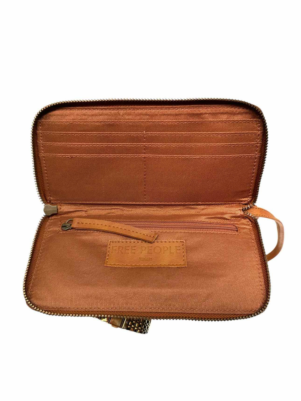Free People Tan Vegan Leather Large Wallet **NEW**