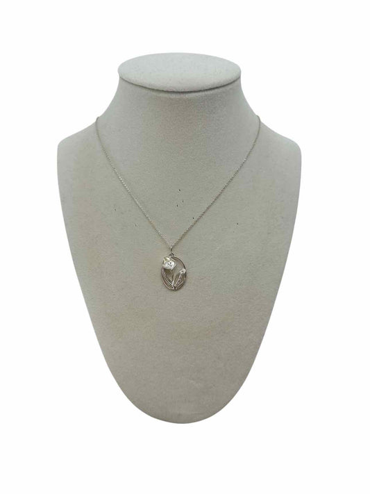 Natalia V. Collister Cala Lily Pendant Necklace