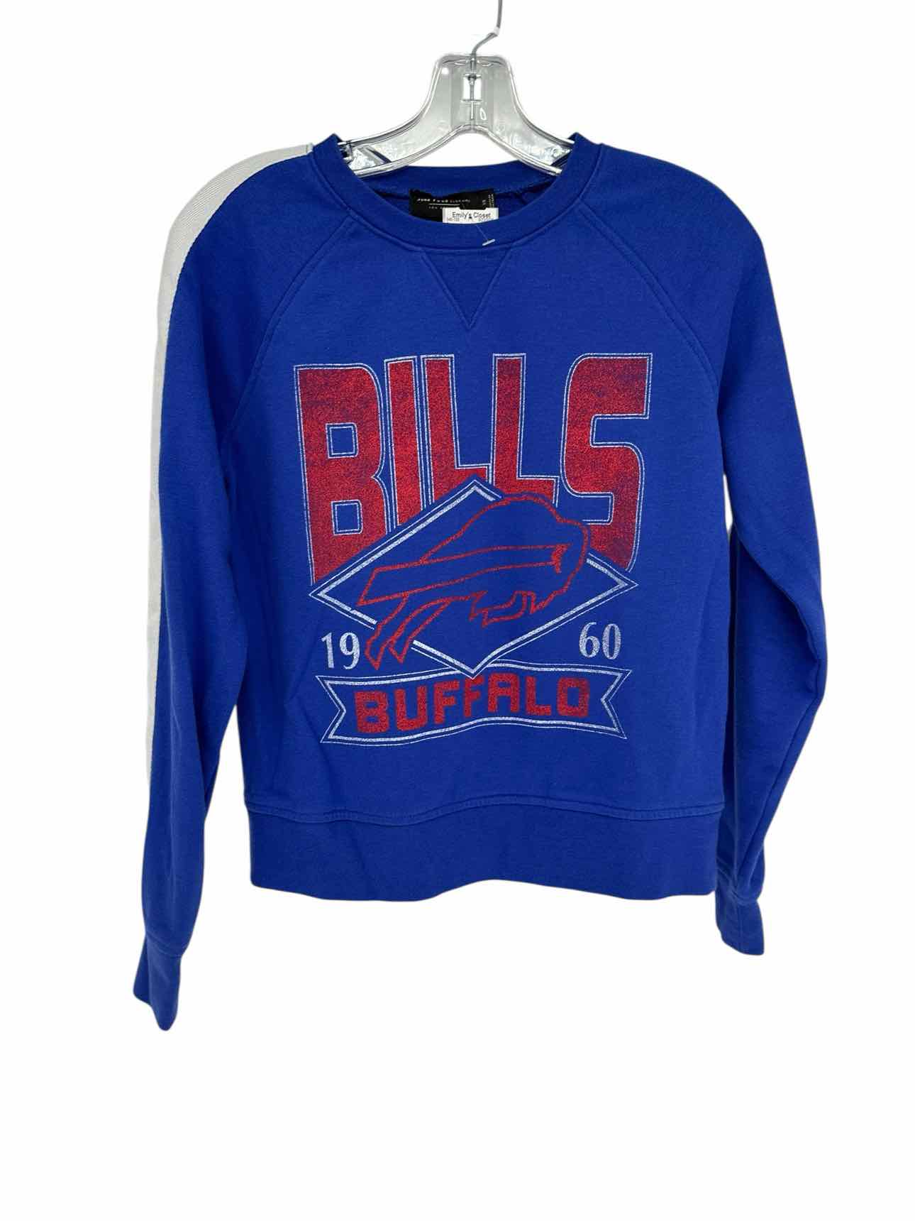 Junk Food of Los Angeles Royal Blue Buffalo Bills Sweatshirt Size XS