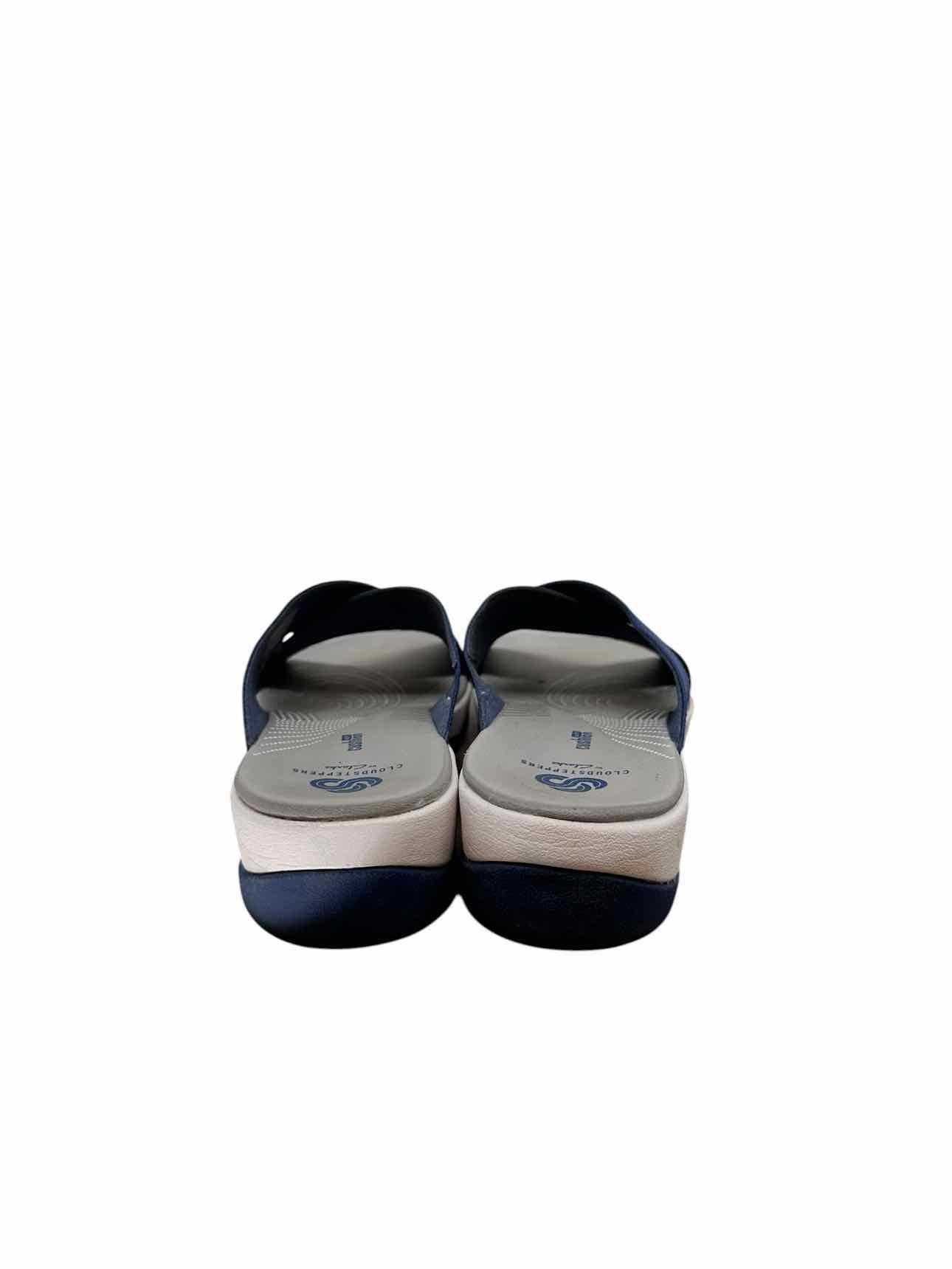 Clarks Arla Elin Blue Sandals Shoe Size 7