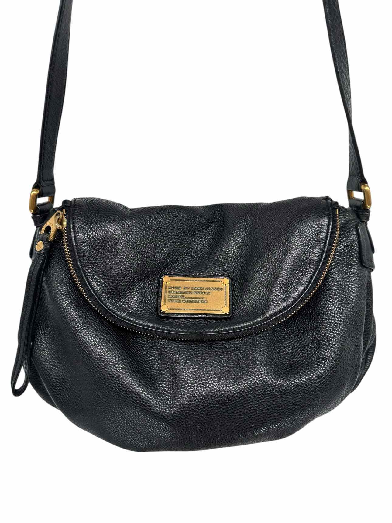 Marc by Marc Jacobs Classic Q Natasha Black Leather Crossbody