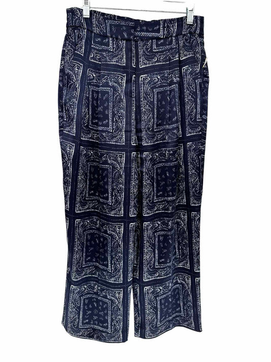 Simply Vera Vera Wang Navy Print Pants Size 4
