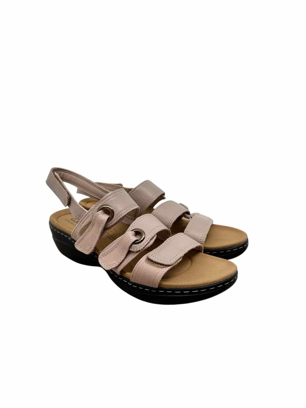 Clarks Marliah 2 Beige Sandals Shoe Size 11 **NEW**