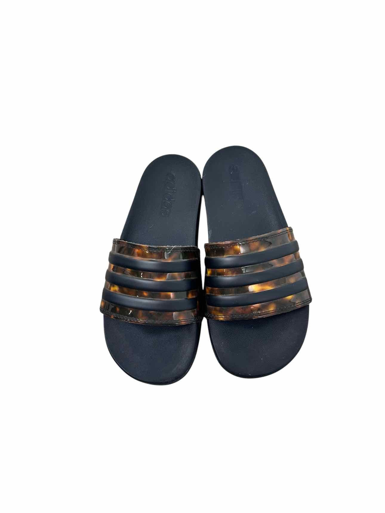 Adidas Black Shoe Size 5 Slides