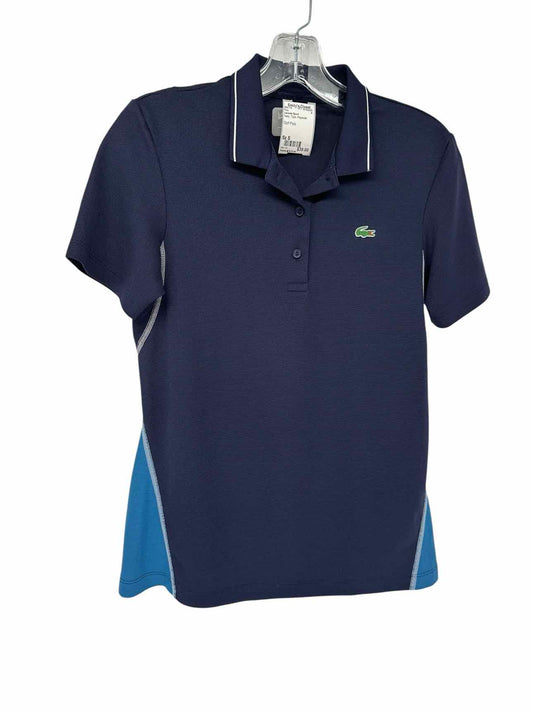 Lacoste Sport Navy Golf Polo Size S