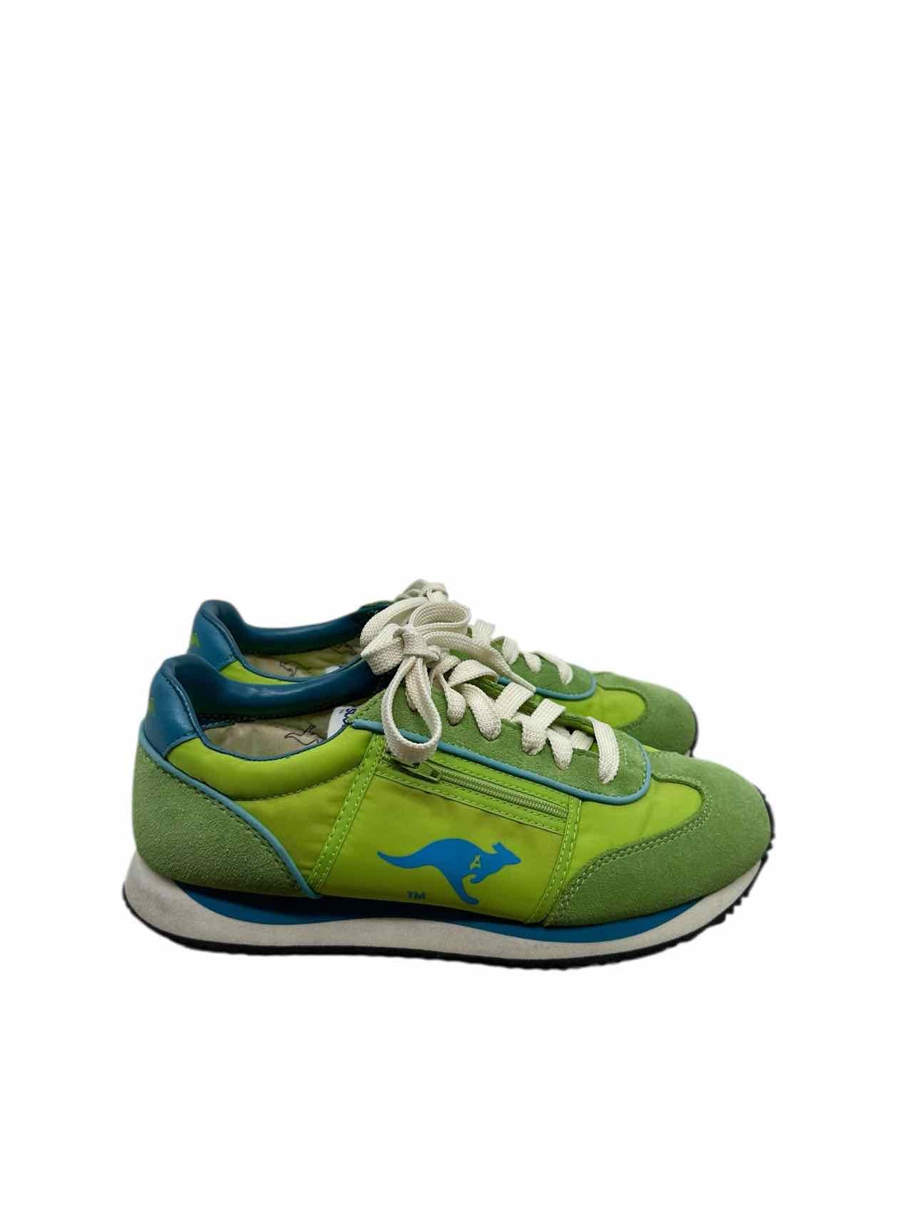 Kangaroo Packet Pass Green Sneakers Shoe Size 8.5