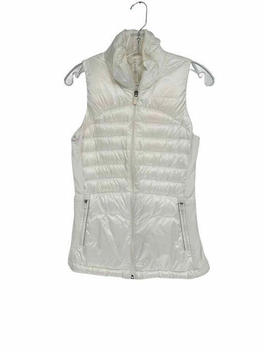 Lululemon Down For The Run Vest White Size 6