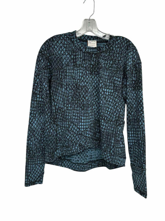 Lululemon Close To Crossing Jacquard Top Blue Size M