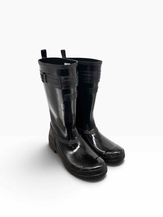 Sperry Walker Atlantic Rain Boot Black Shoe Size 8