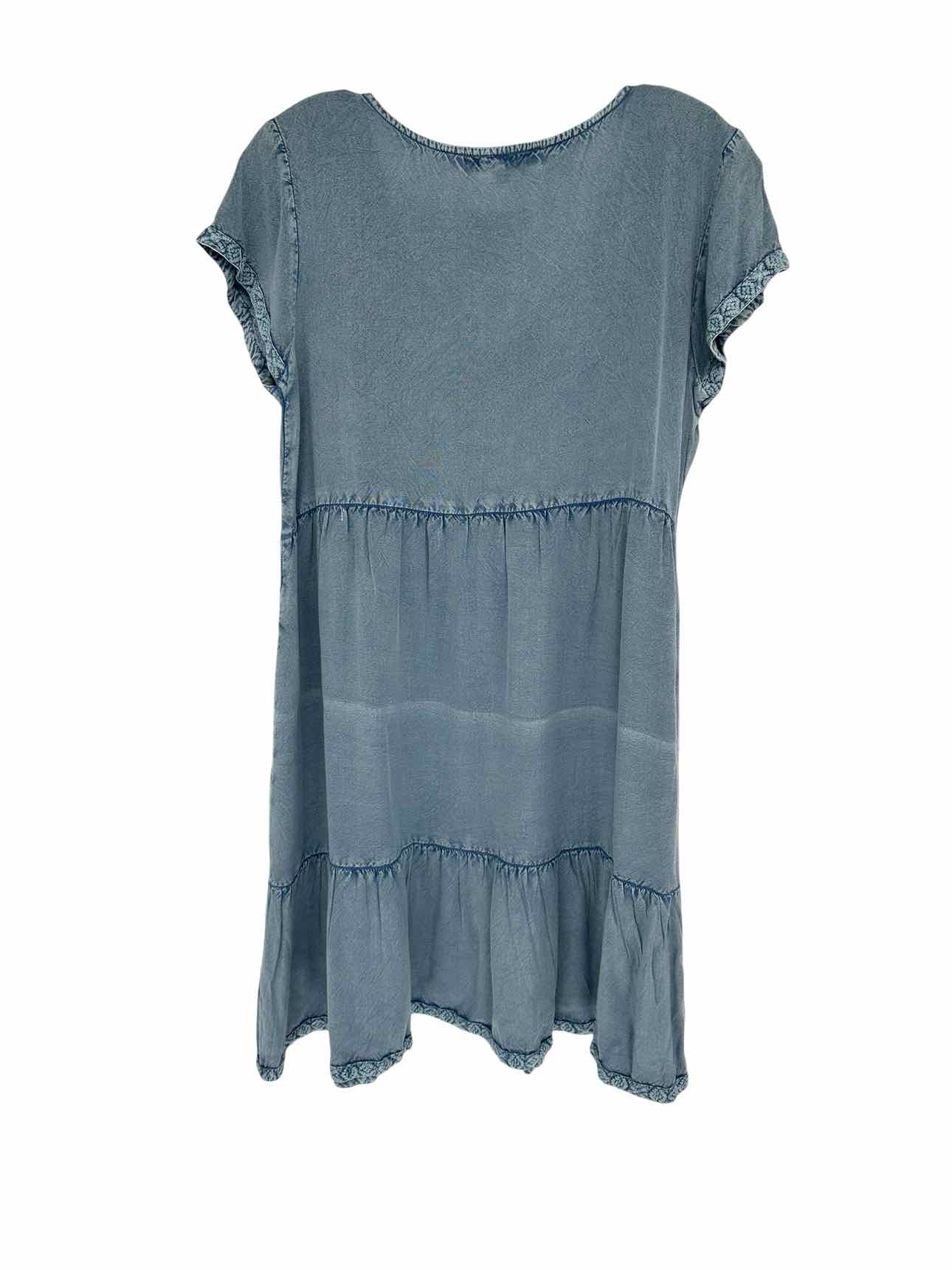 Solitaire Blue Acid Wash Dress Size XS