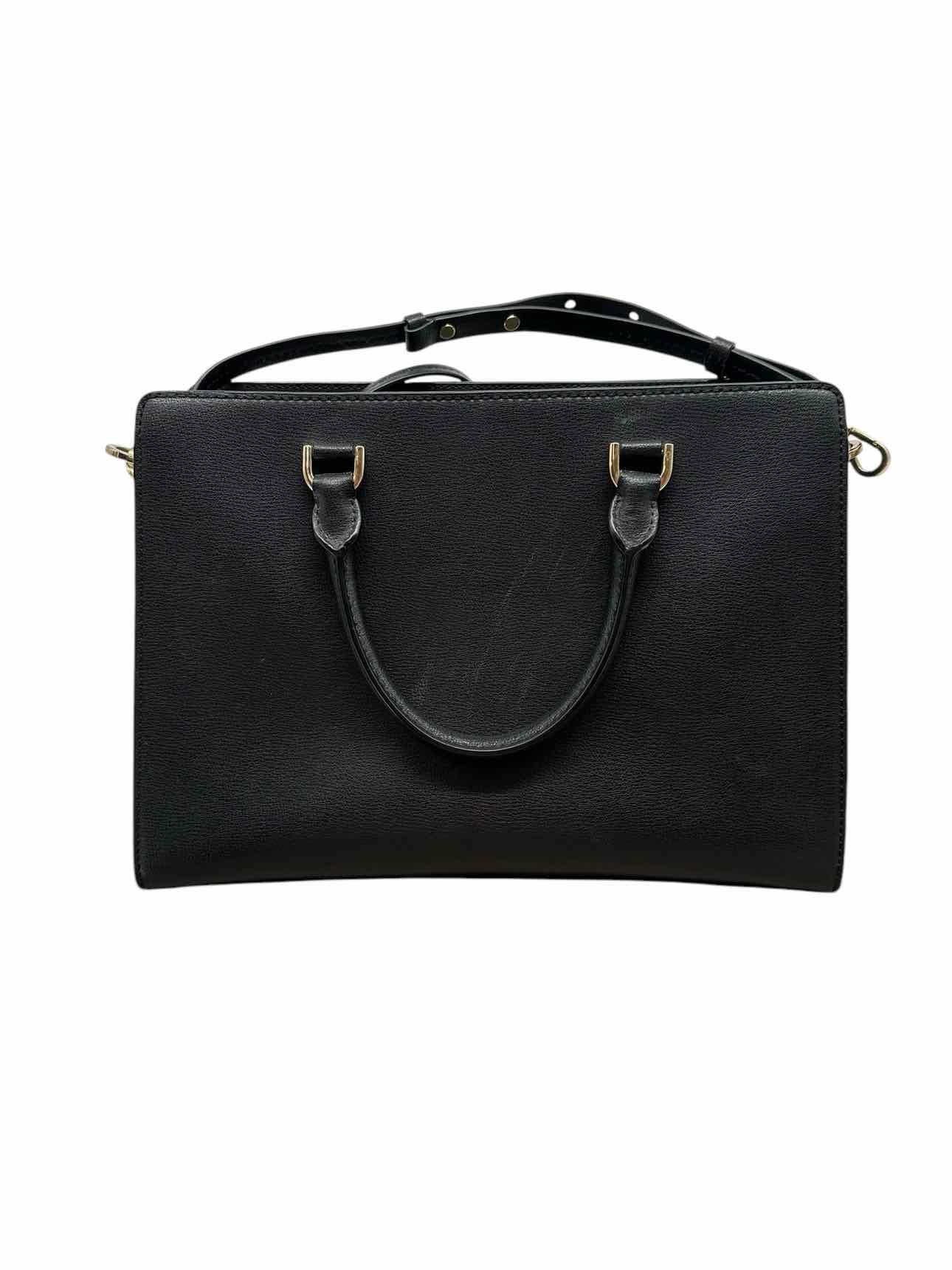 Michael Kors Black Leather Satchel