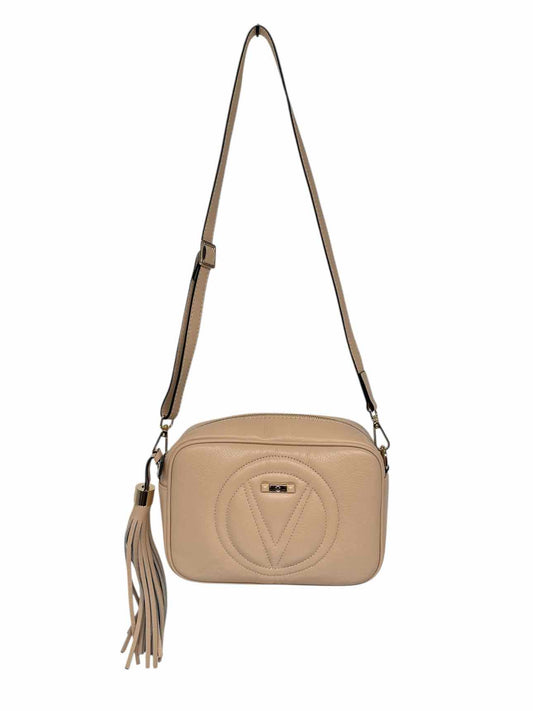 Valentino by Mario Valentino Mia Signature Beige Leather Camara Bag