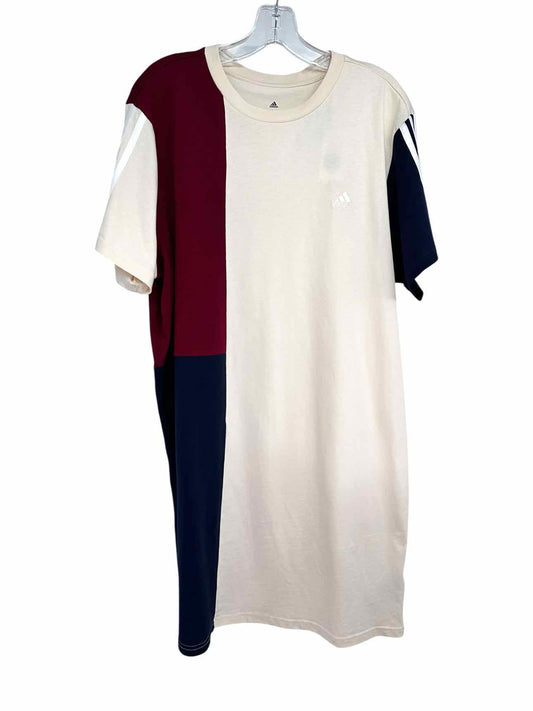 Adidas Colorblock T-shirt Dress Size L **NEW**