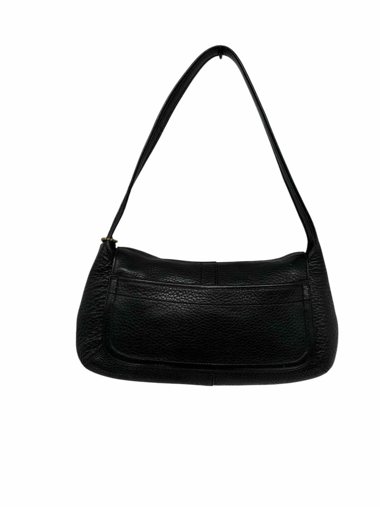 Coach Black Leather Ergo Shoulder Bag