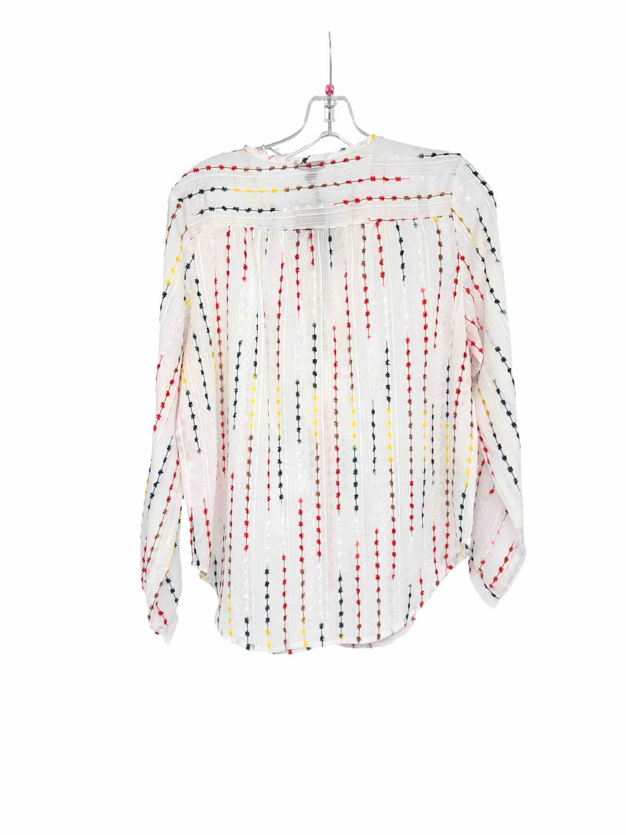 Coco +  Carmen White Size S/M Long Sleeve Top **NEW**