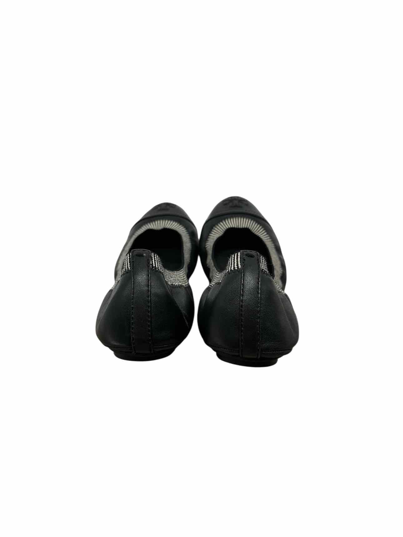 Tory Burch Gabby Ballet Flats Black Shoe Size 10 **NEW**