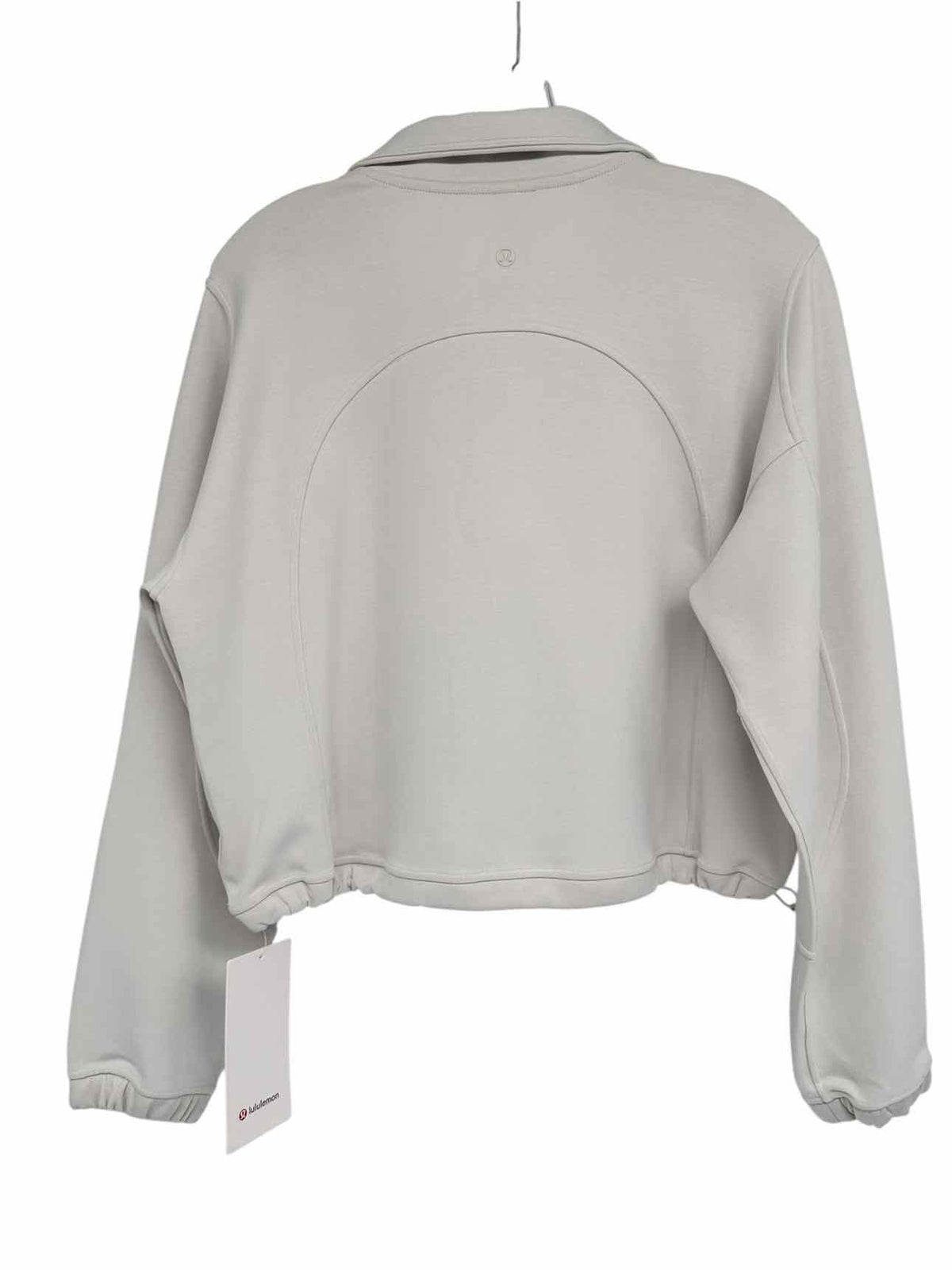 Lululemon Off-White Brushed Softstreme Half Zip Size 6 **NEW**