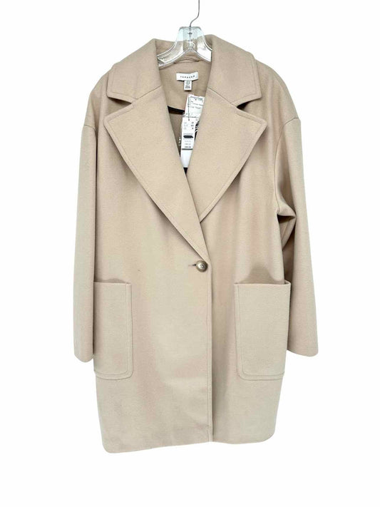 Top Shop Cream Coat SIZE 8 **NEW**